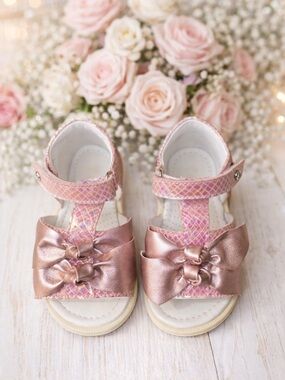 Falcotto by Naturino pink leather shoes sandals size 23 8